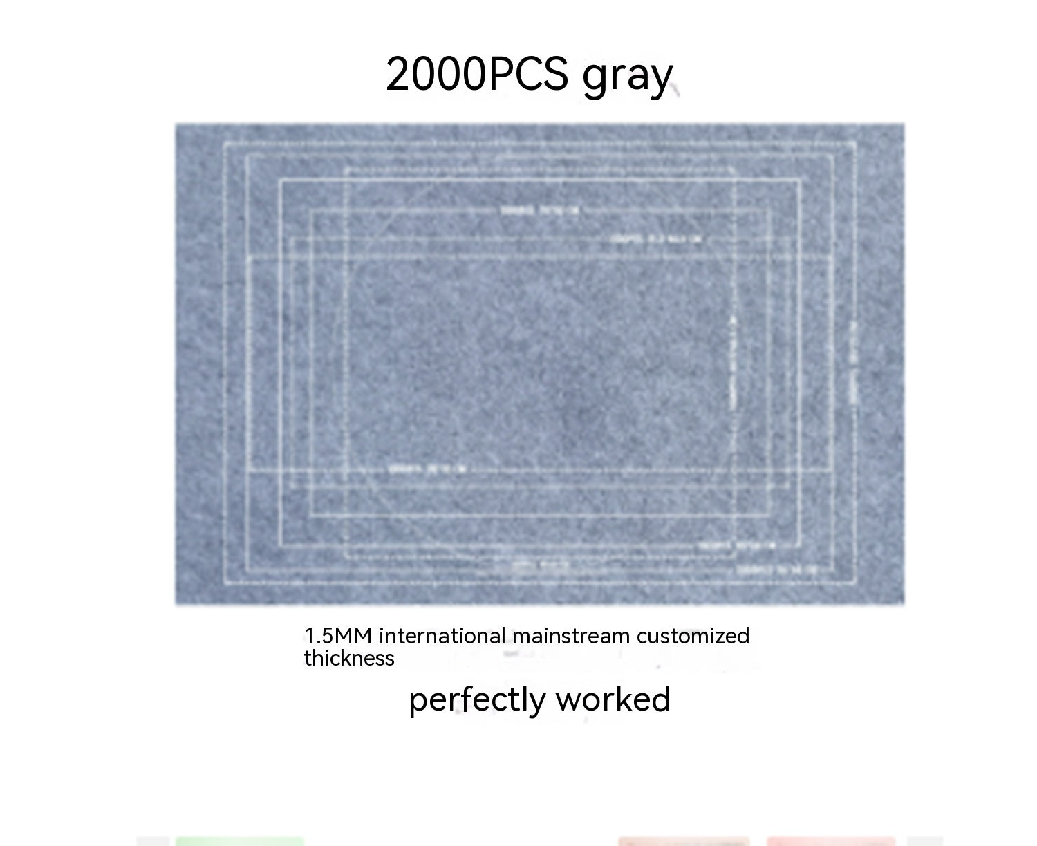 Puzzle Mat 26x46 Inch Felt