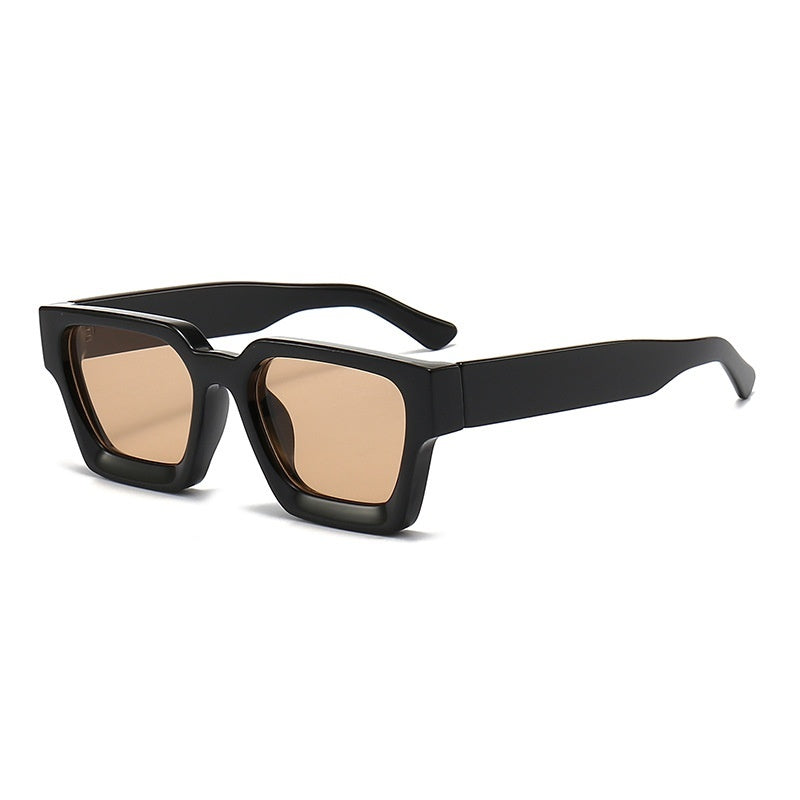 Minimalist And Versatile European And American Thick Frame Sunglasses