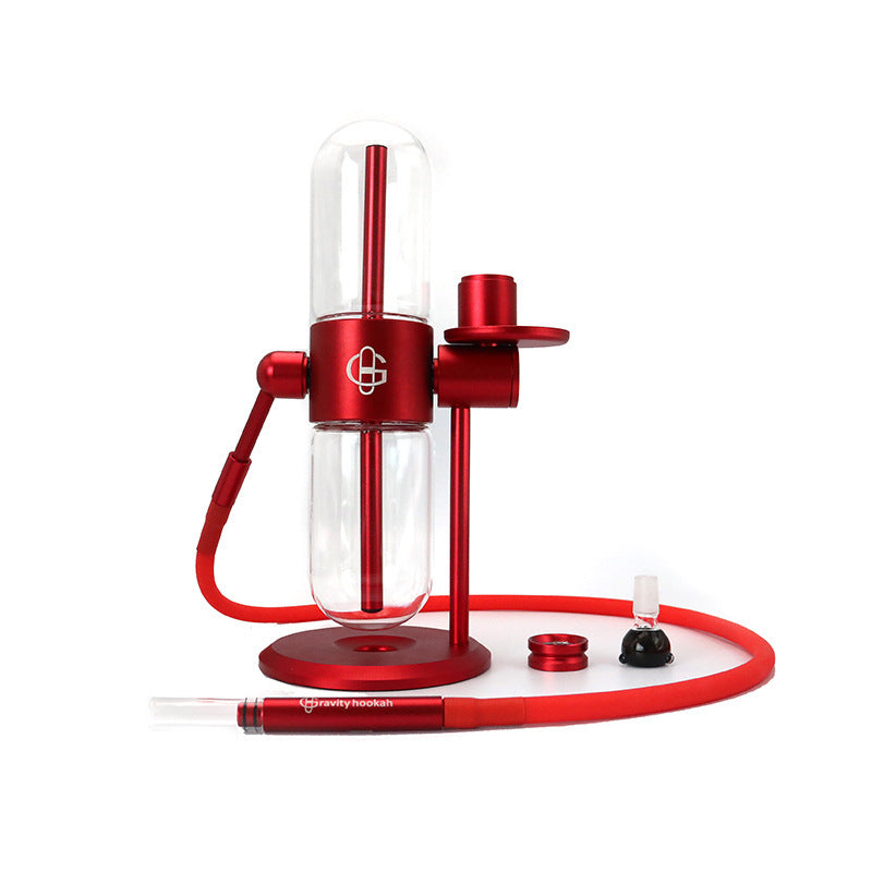 New Transparent Glass Gravity Hookah
