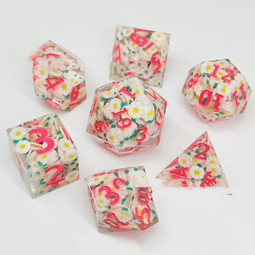 Luminous Resin Dice DND Board Game