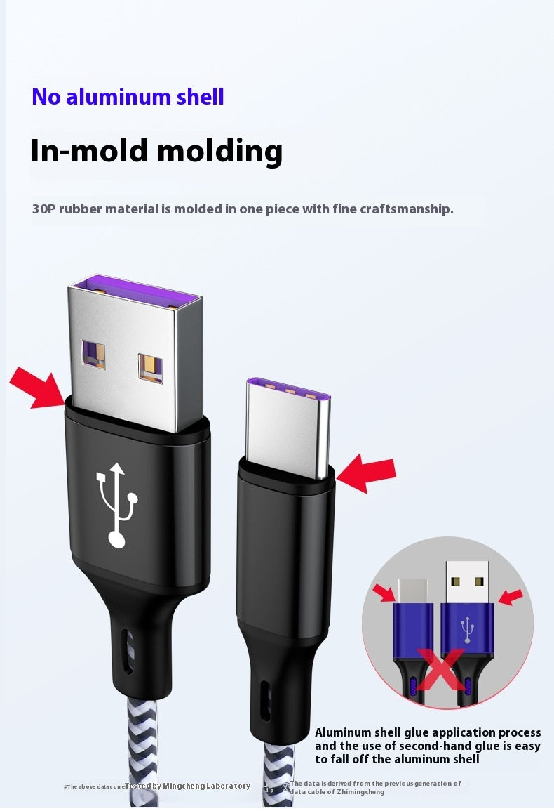 USB Type-C Cable Super Fast Charge Nylon Woven
