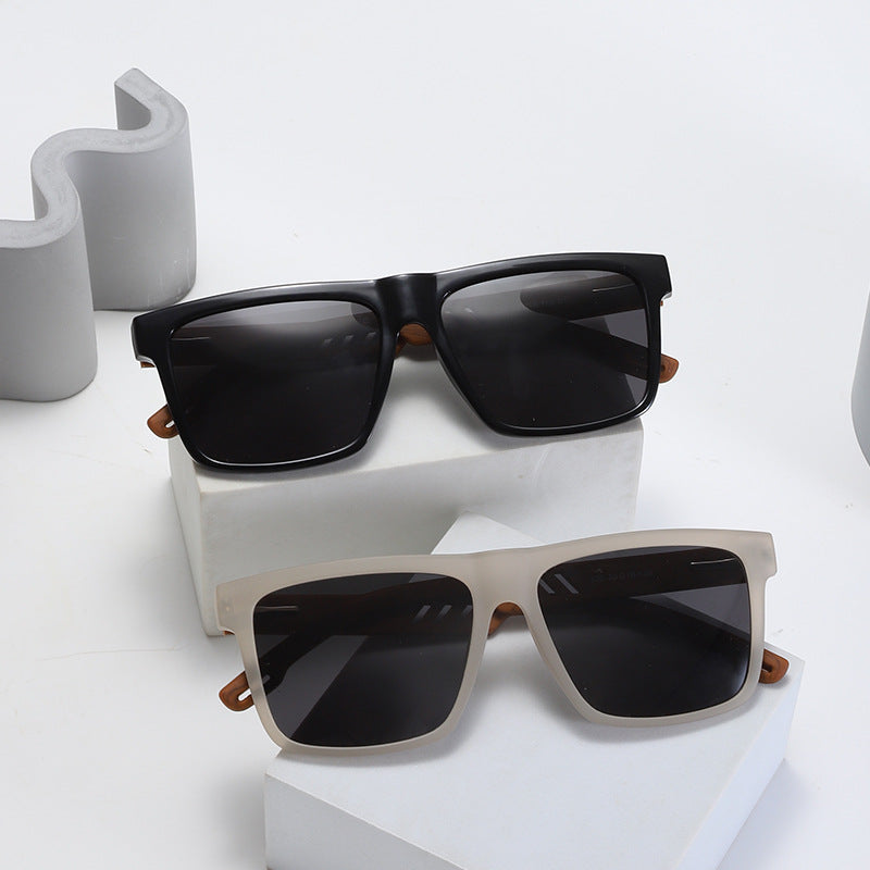 Summer New TR Polarized Wood Grain Sunglasses