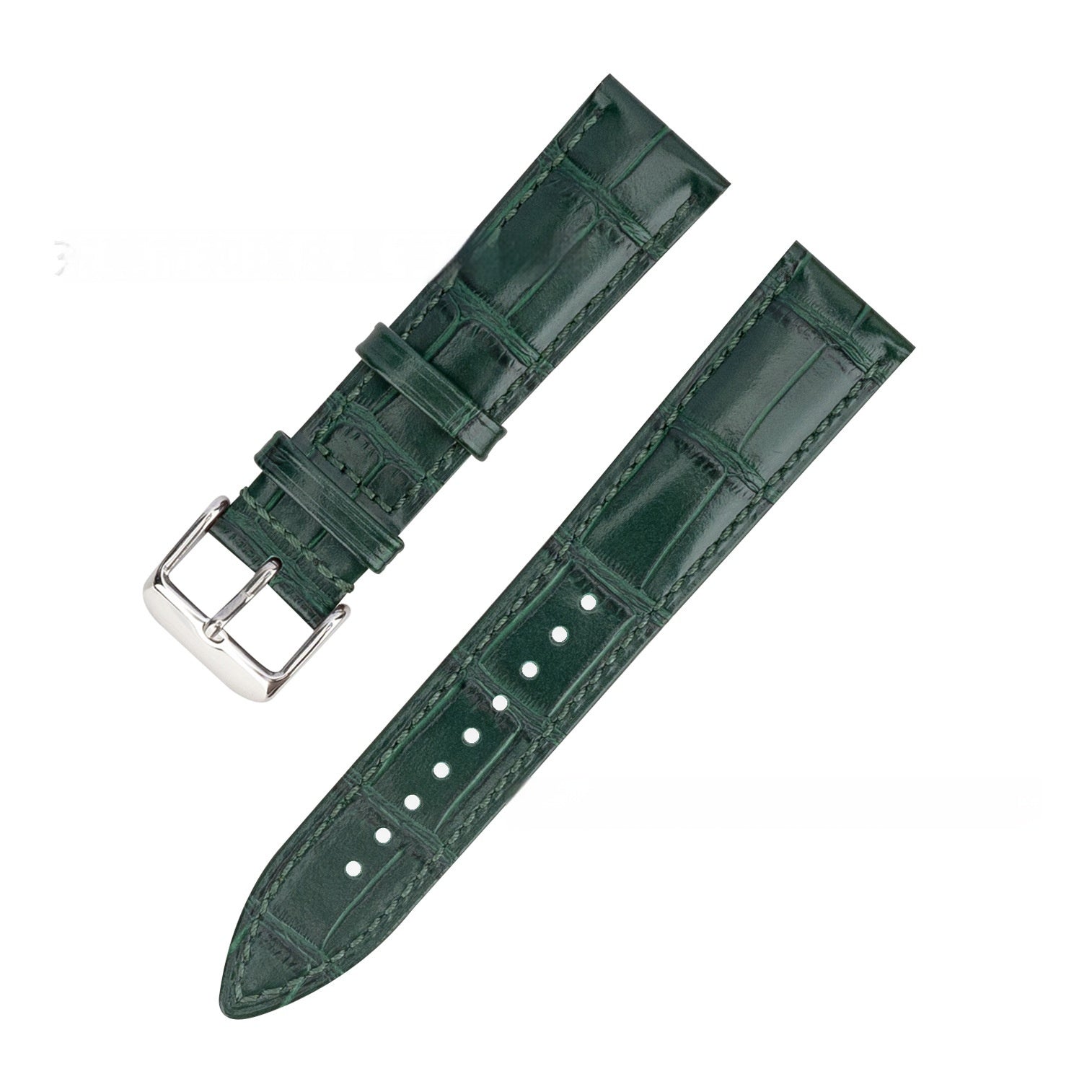 Bamboo Pattern Cow Leather Watch Strap Unisex