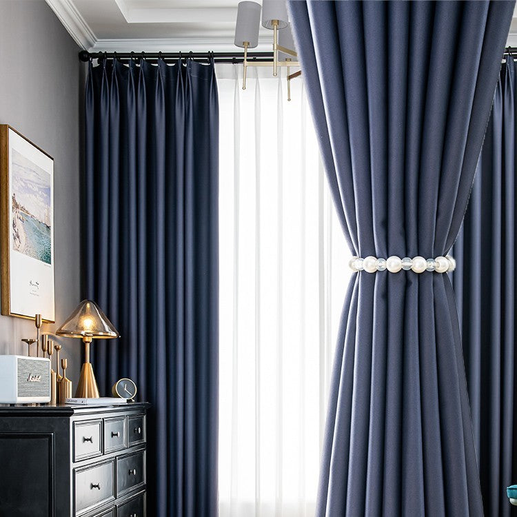 Full Shading Thickened Curtain Sunscreen Heat Insulation Anti UV Modern Simple