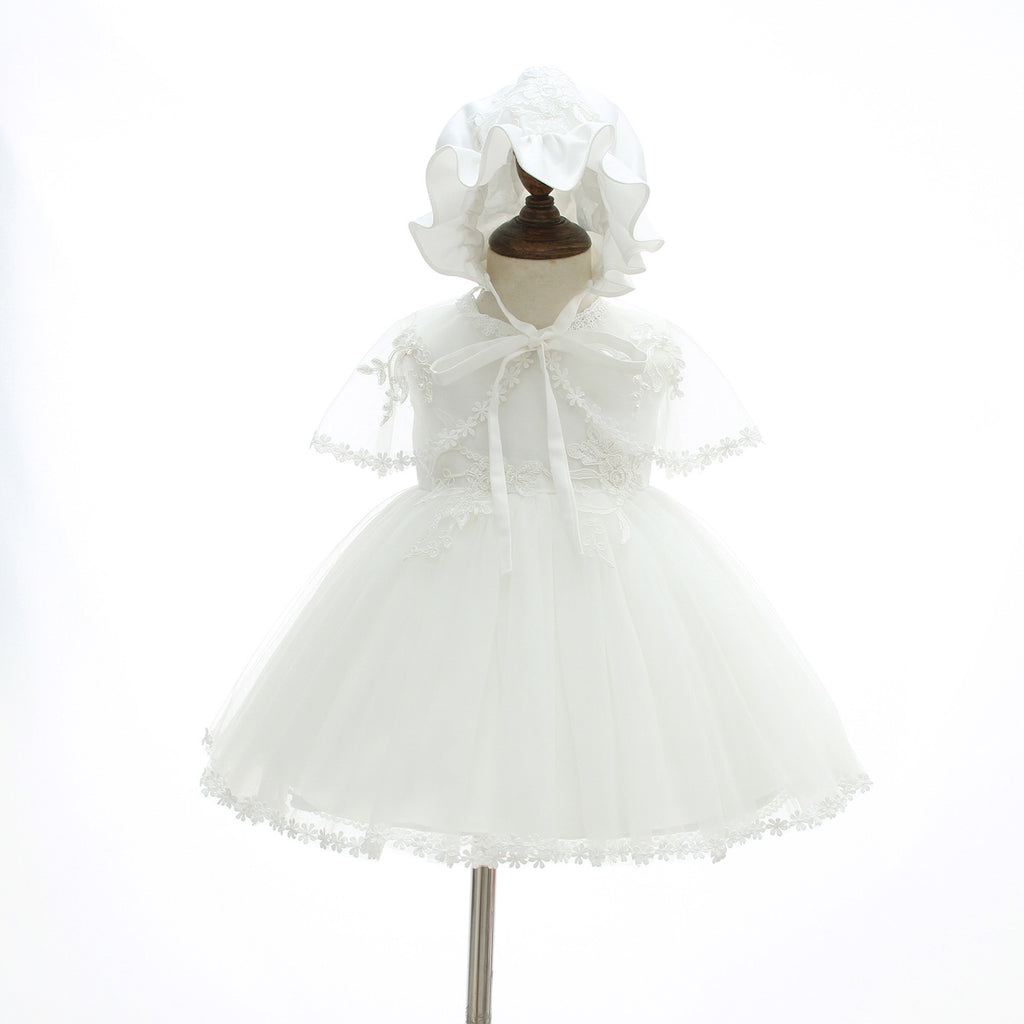 Baby Girl Children's One Year Old Full Moon Wedding Dress