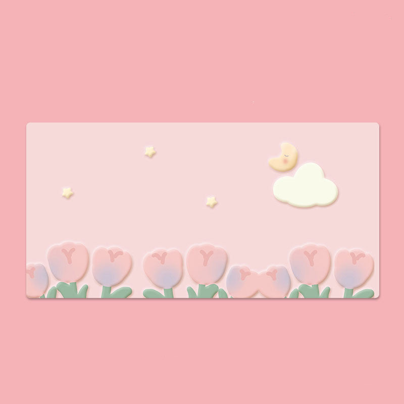 Women's Fashion Personality Leather Mouse Pad