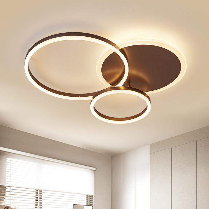 Round Ceiling Lamp In Living Room Modern Simple And Creative Personality