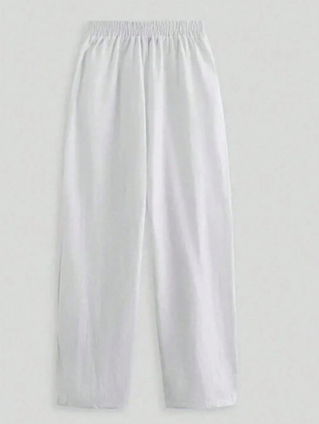 Women's Elastic Waist Wide-Leg Pants