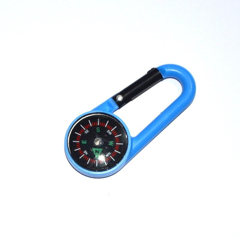 Outdoor Plastic Climbing Button Carabiner Compass