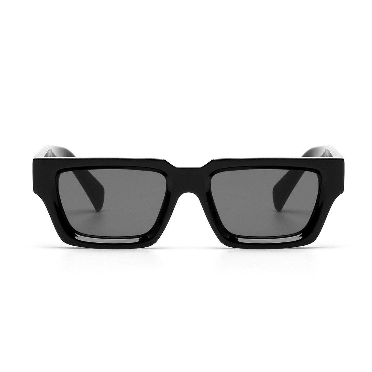 Thick Frame Pin Retro Rectangular Sunglasses