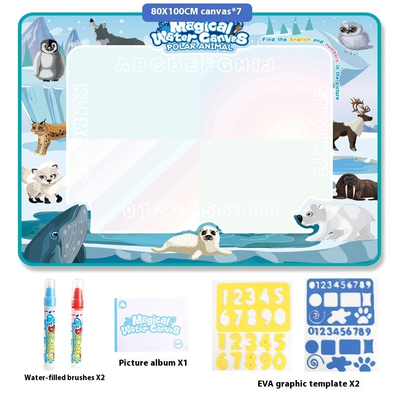 Cloth Toy Clear Water Painting Drawing Board Magic Color Graffiti Blanket Water Picture Book