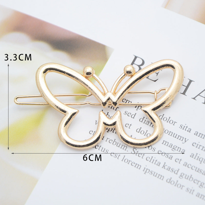 Cupid Heart-shaped Five-pointed Alloy Hair Accessories
