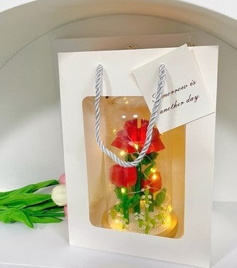 Micro-particle Rose Shape Assembled Building Blocks