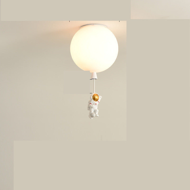 Astronaut Creative Children's Room Lamp Bedroom Chandelier Net Red