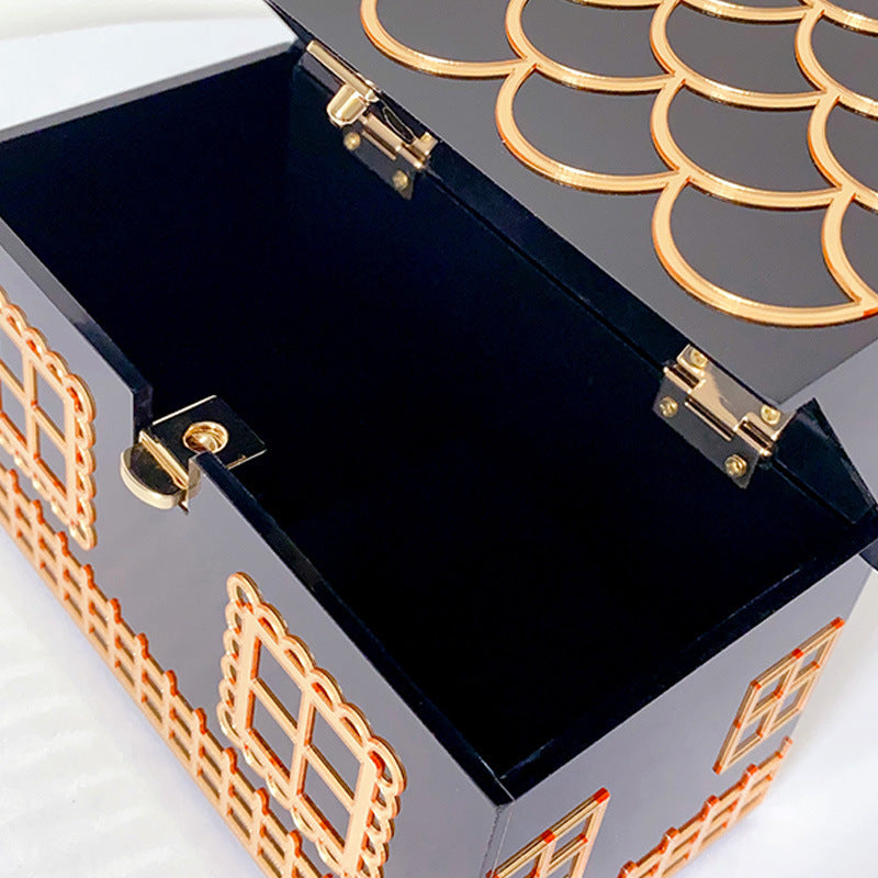 New Dinner High-grade Large Capacity Acrylic Handbag