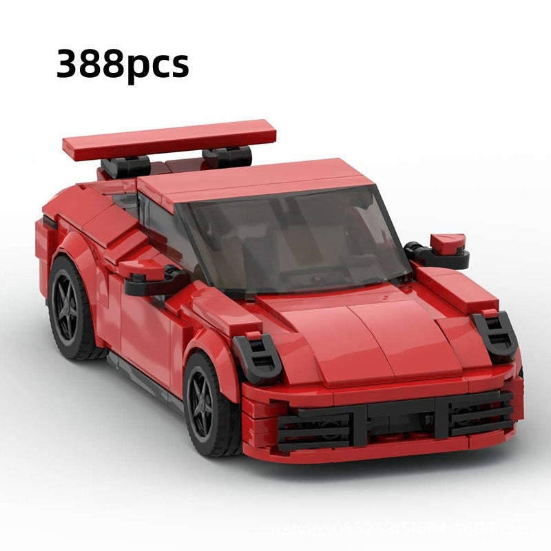 Small Particles Suit  Turbo Speed 8 Grid Building Blocks Racing Car