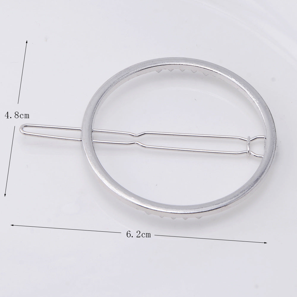 Cupid Heart-shaped Five-pointed Alloy Hair Accessories