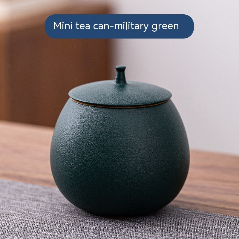 Stoneware Tea Tins Household Ceramic Dried Fruit