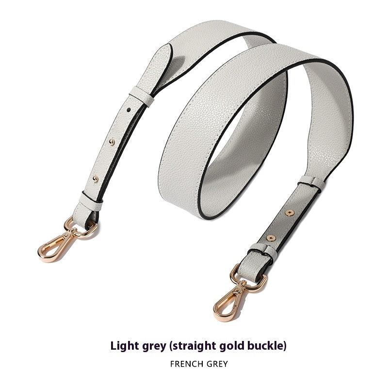 Cowhide Milled Double-sided Wide Shoulder Strap All-match Adjustable