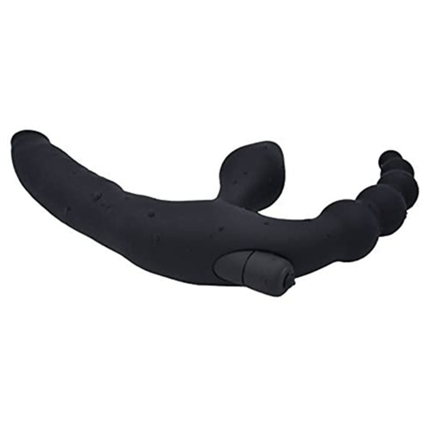 Three-point Resonance Back Court Double-headed Butt Plug Prostate Massage Massager