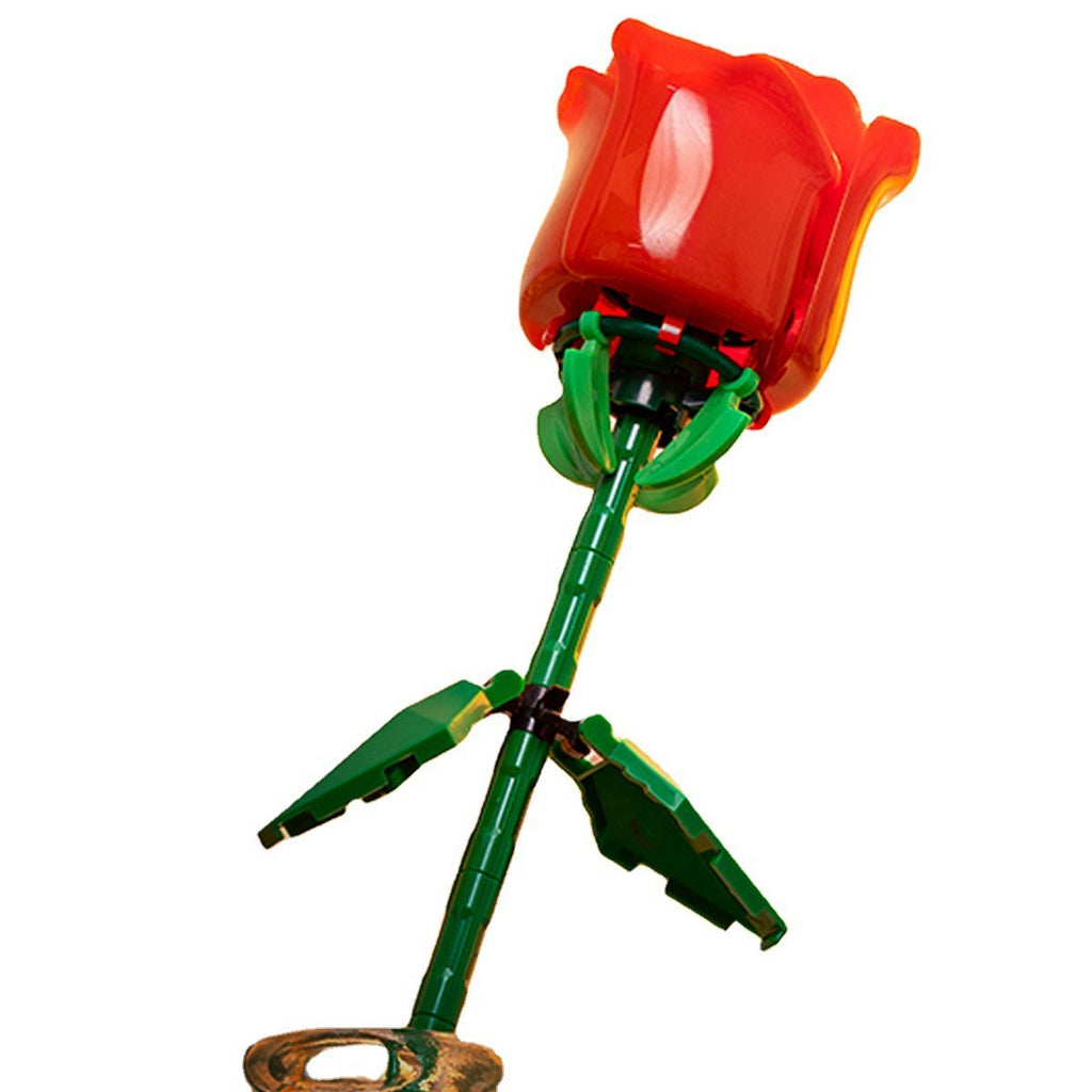Valentine's Day Rose Puzzle Assembled Building Block Toys