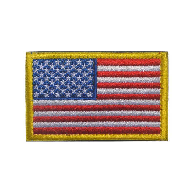 Velcro Label Stars And Stripes Embroidered Cloth Tips Qi Zhang