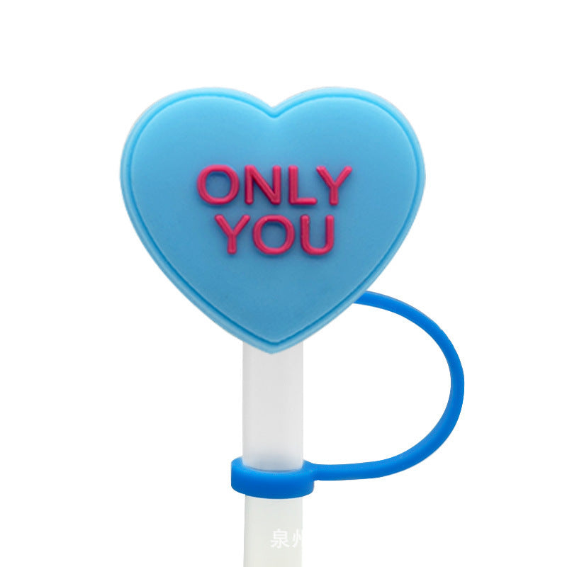 New Valentine's Day Series Straw Mouthpiece