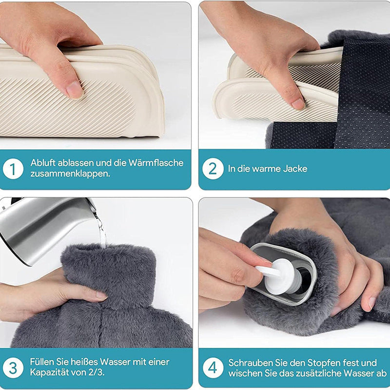 Hot Water Bag Booties Plush