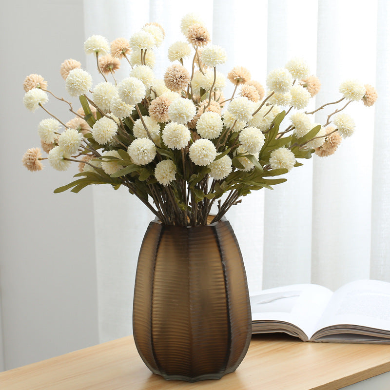 Simulated Flower Living Room Potted Flower Arrangement Ball Decoration