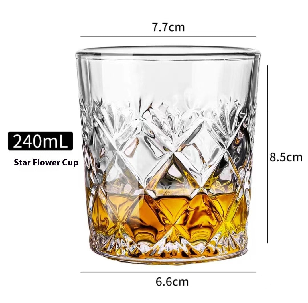 Whiskey Pure Drink Internet Celebrity Beer Brandy Glass Household High-end Classical Foreign Wine Bar Cup
