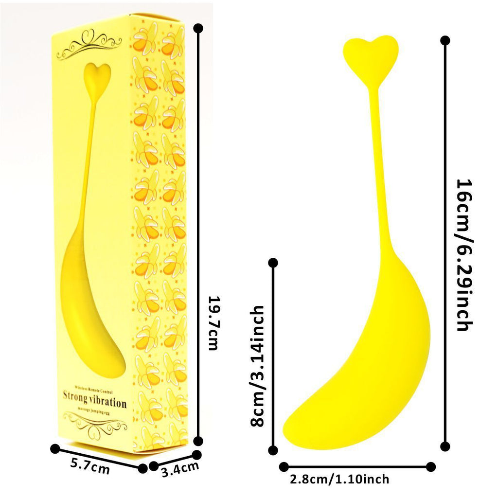 Fruit Banana APP Remote Control Vibration Product Device Wear Plug