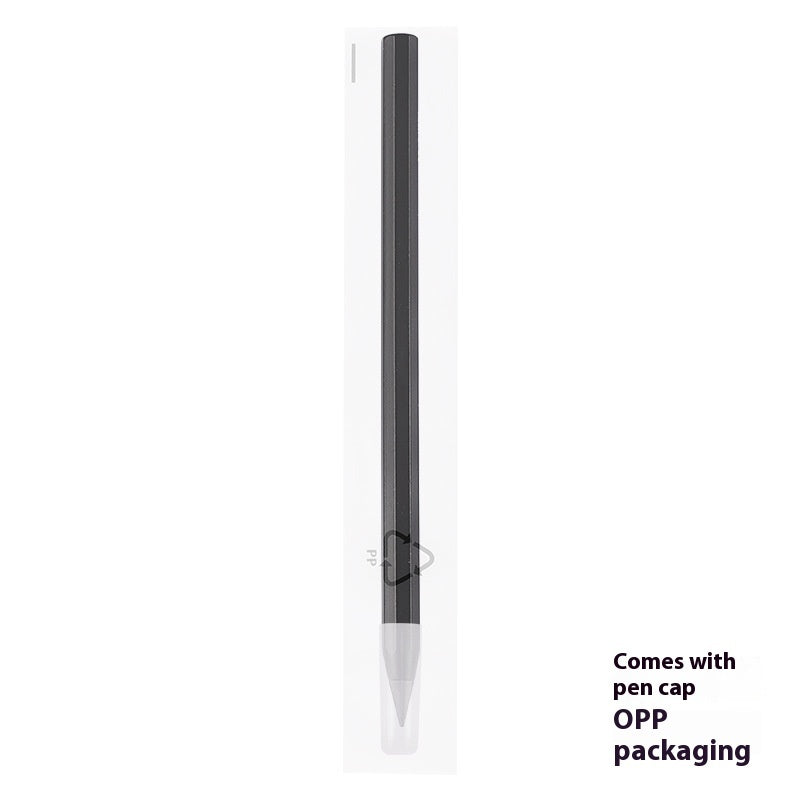 Black Technology Can't Finish Writing Metal Octagonal Penholder Eternal Pencil