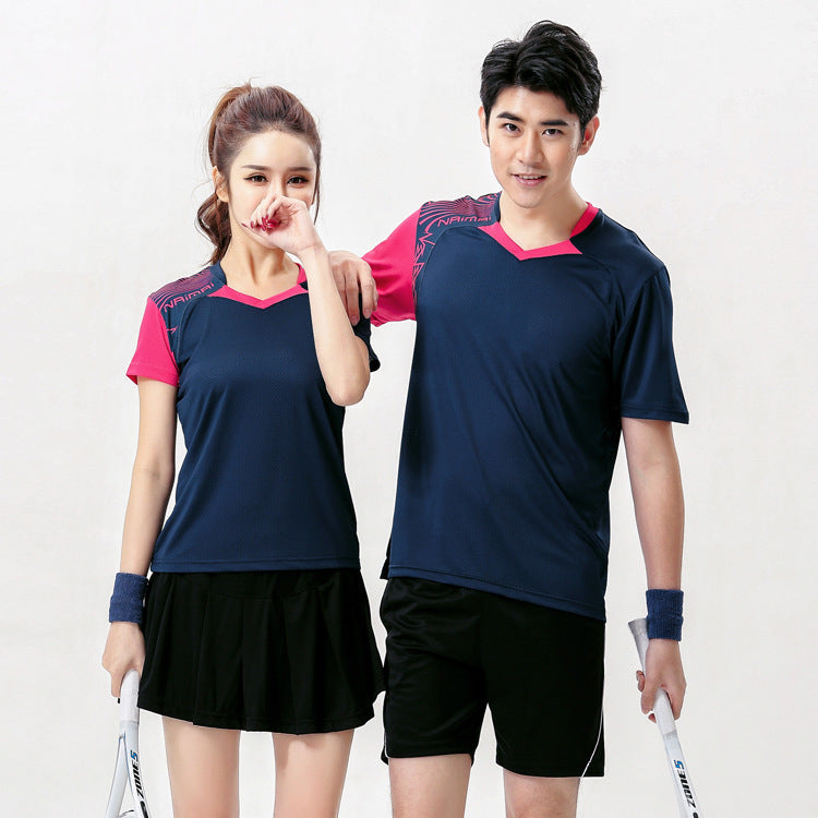 New Badminton Clothing Suit Men's And Women's Breathable Quick-drying