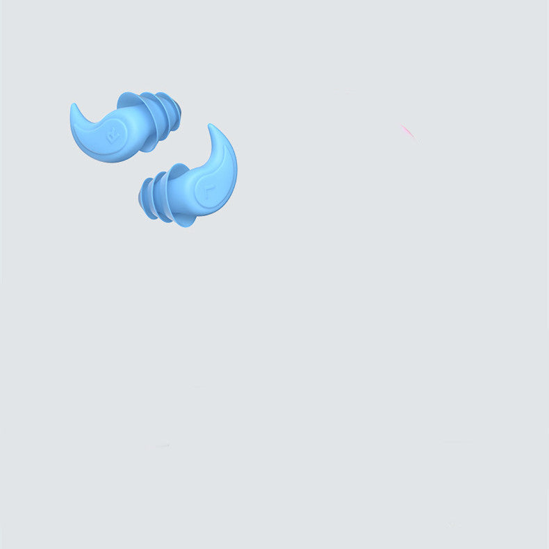 Three-layer Silicone Noise-reduction Ear Plugs Soundproof Sleep Waterproof For Bathing And Swimming