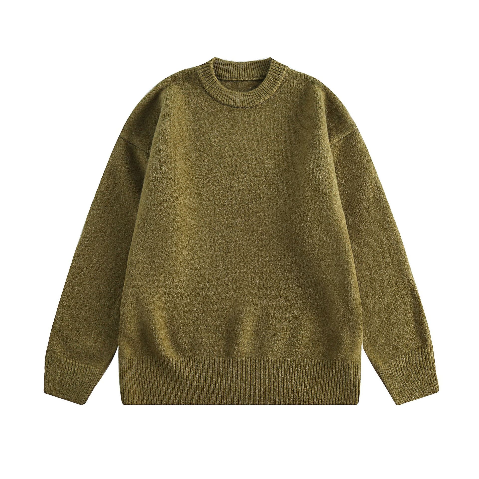 Vintage Thick Needle Sweater Autumn And Winter Undershirt