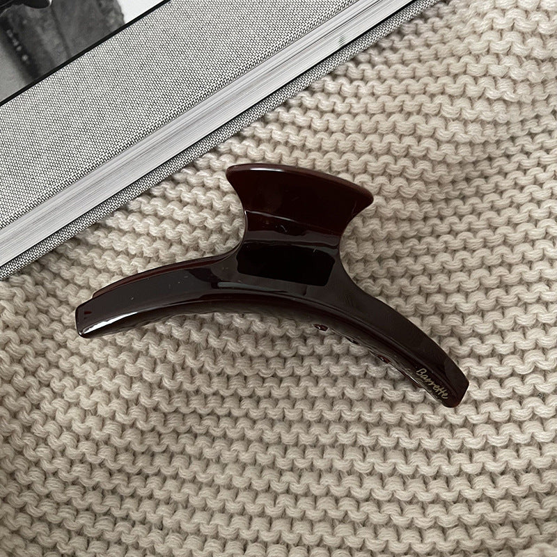 Retro Ponytail Hair Claw Simple Elegant Hair Clip