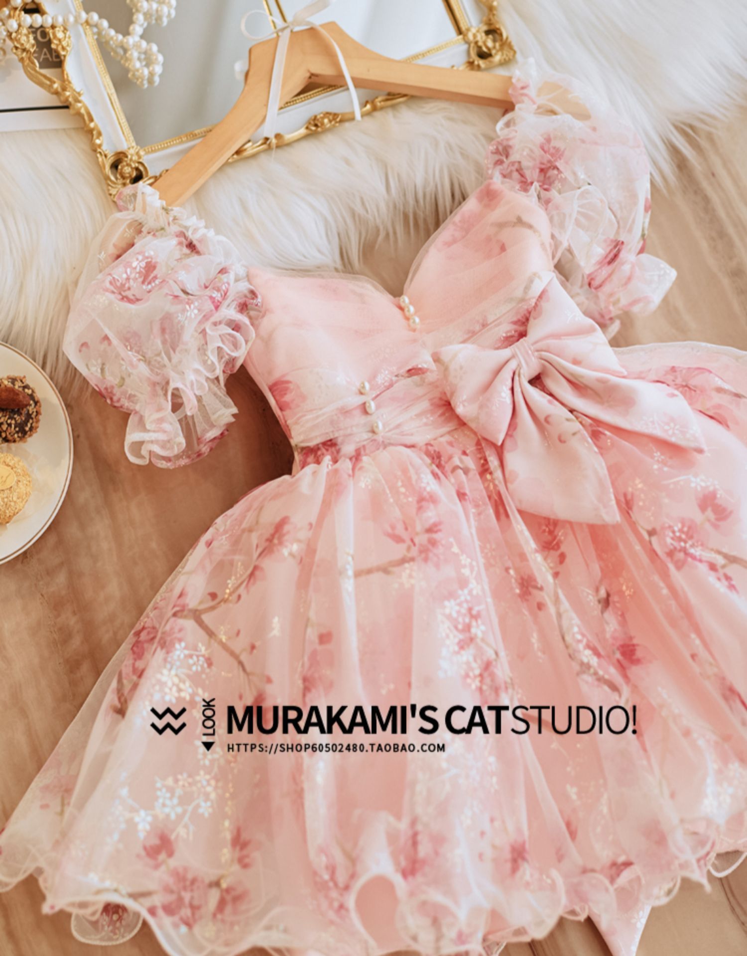 Bride Fellow Kids Wedding Birthday Party Sweet Evening Dress