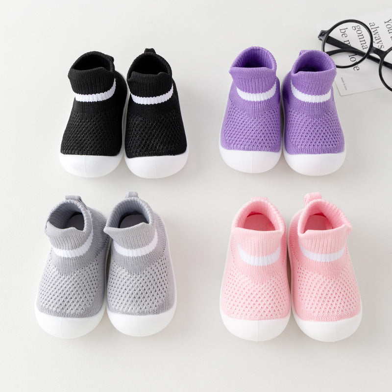 Soft Bottom Non-slip Can't Kick Off Baby Shoes