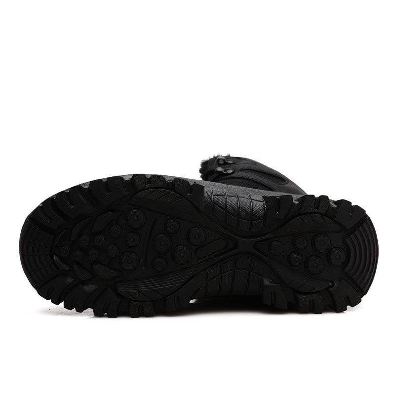 High-top Cotton Shoes For Lovers To Keep Warm In Winter And Thicken With Velvet