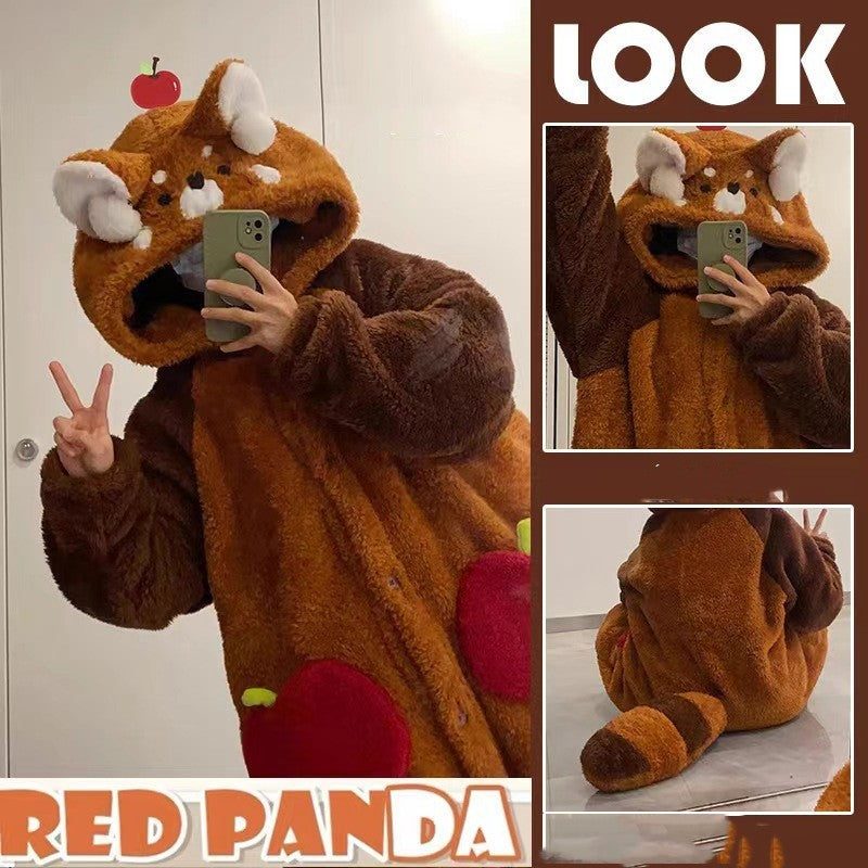 Nightgown Winter Long Wool Comfortable Cotton Velvet