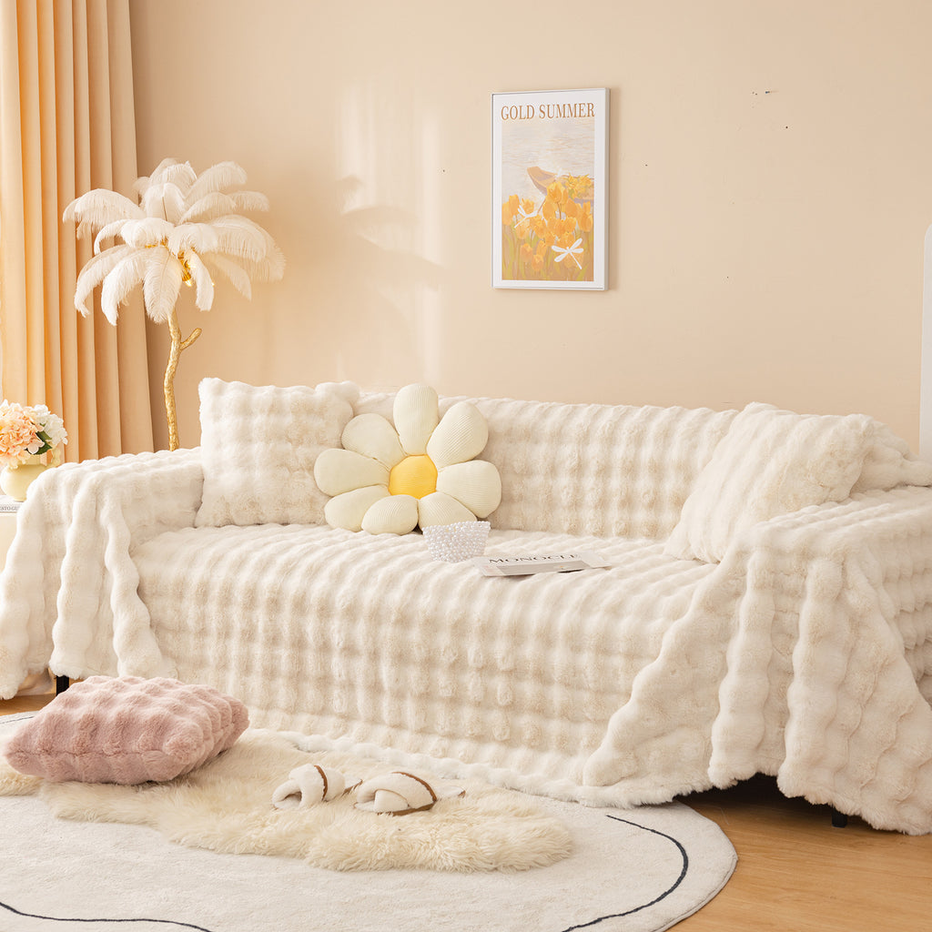 New Thickened Plush Sofa Cover