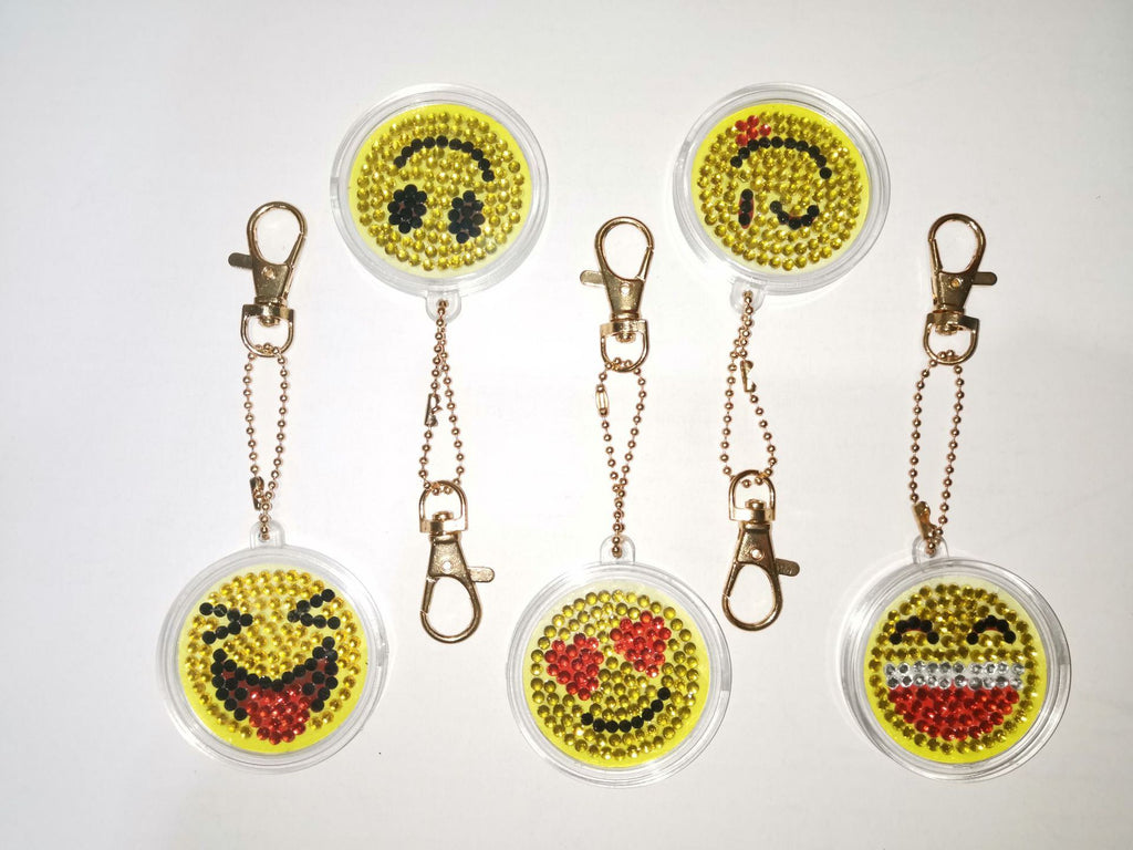 Diamond Painting Keychain Creative Children Cartoon Decorative Pendant