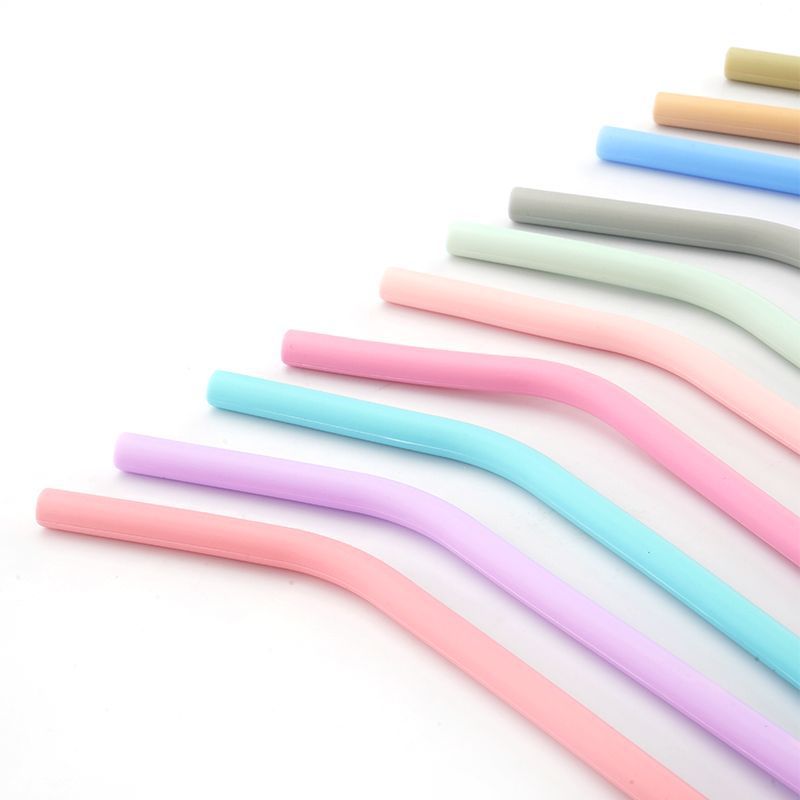 Color Silicone Straw Suit Food Grade