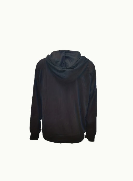 Zip Up Drawstring Hoodies, Casual Soldi Long Sleeve Sweatshirt