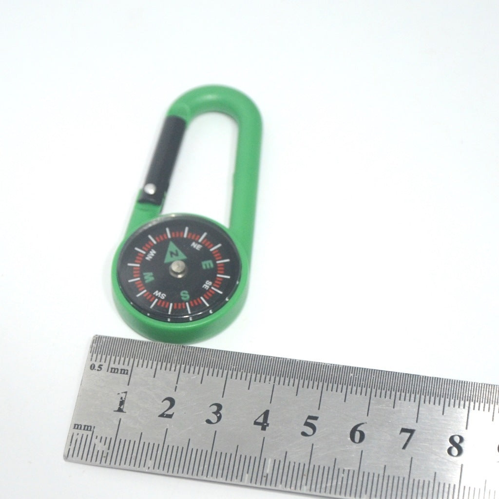 Outdoor Plastic Climbing Button Carabiner Compass