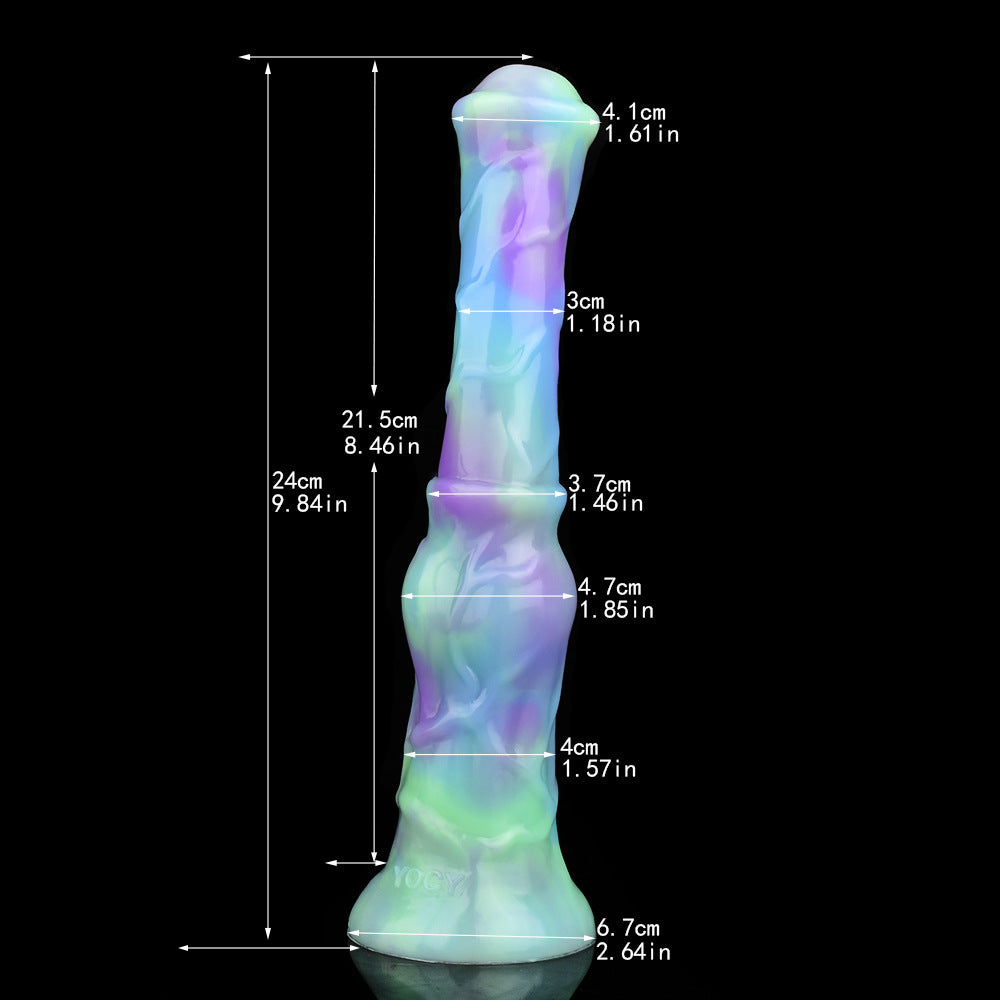 No Testes Light Stick Simulation Horse Cock Toy