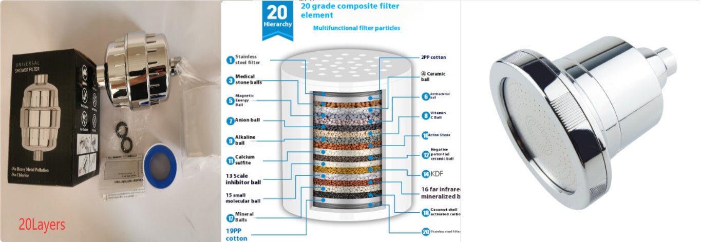 New Home Bathing Filter Shower Water Purification Bathing