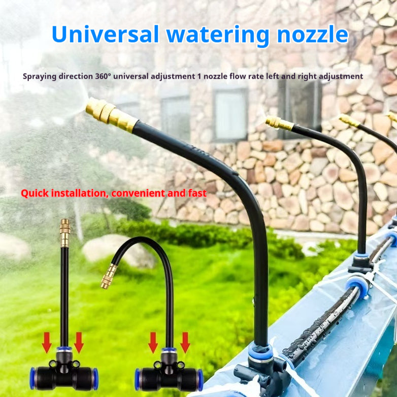 Universal Nozzle Integrated Automatic Watering Device Adjustable