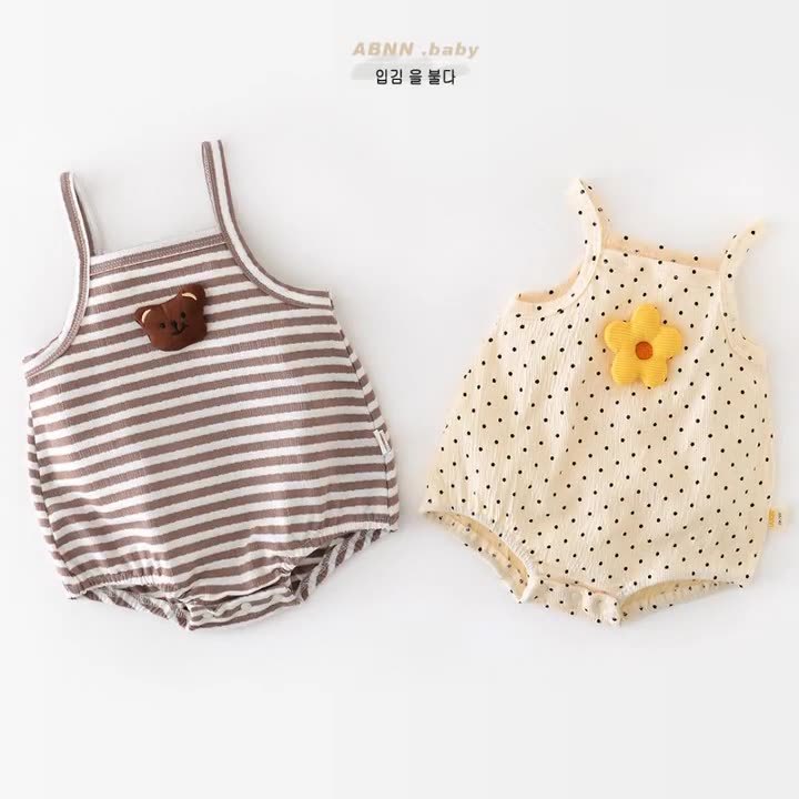 Infant Summer Sleeveless Jumpsuit
