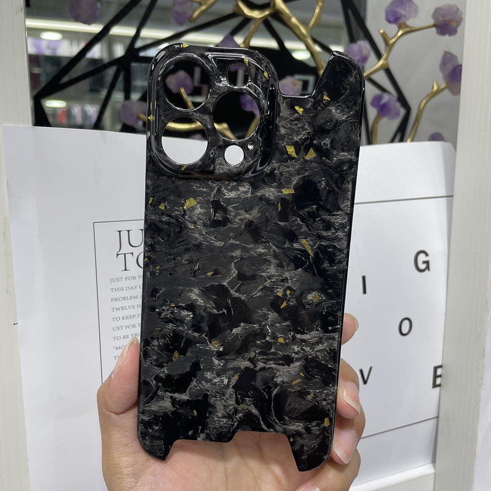 Forged Pattern Carbon Fiber Phone Shell